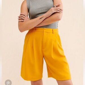 Maeve High Waisted Long Shorts, Size 4